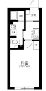 LIVE FLAT蔵前【4階】の間取り