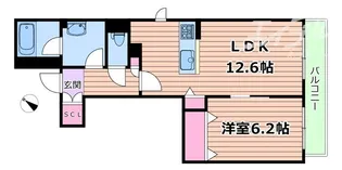 シャーメゾンノール大阪【3階】の間取り