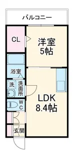 Likes飯山満町A棟【1階】の間取り
