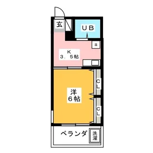 ライフピア本山【6階】の間取り