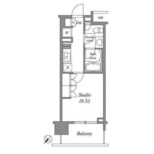 オーパスホームズ千駄木(LaSante千駄木)【4階】の間取り