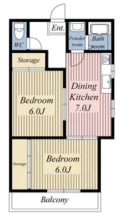 フルハウス野口【1階】の間取り