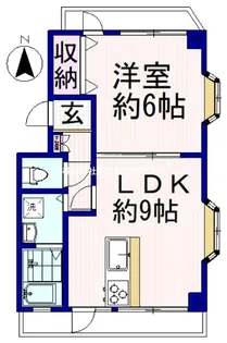 草間ビル【3階】の間取り