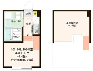 ハーモニーテラス保塚町II【1階】の間取り