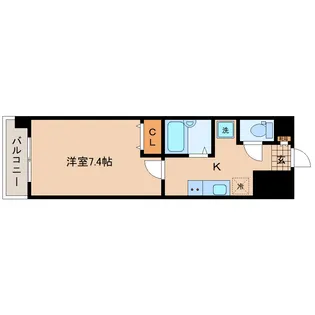 サンヴァーリオ新田駅前II【6階】の間取り