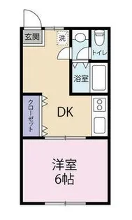 ハイツ司【2階】の間取り