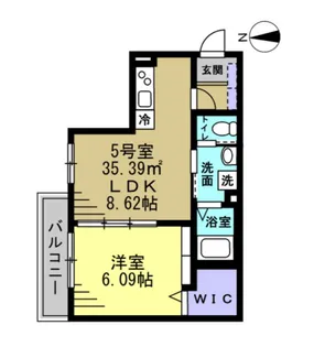 セミカ葛城 II【3階】の間取り