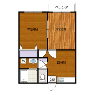 桜ハイツ【2階】の間取り
