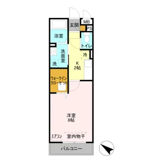 フォレスタ【1階】の間取り