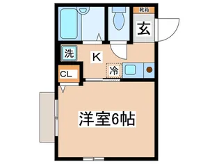 ハイツ吉津【1階】の間取り