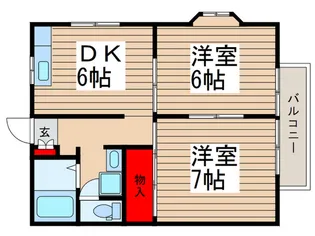 グリーンハイム【1階】の間取り