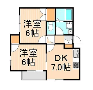 トータスベル【2階】の間取り