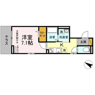 ミーツIII【2階】の間取り