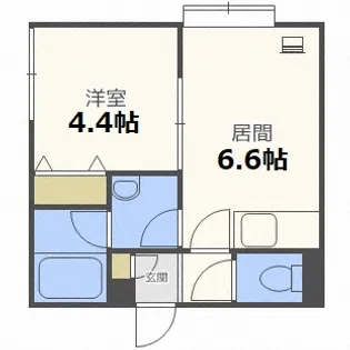 メゾン・ド・クレッシェンド【2階】の間取り