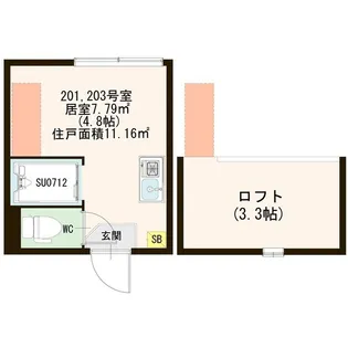 Sunny Place【2階】の間取り