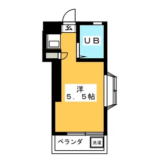 ピュアハウス若竹【1階】の間取り