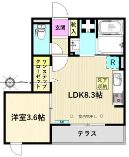 リリー諏訪【1階】の間取り