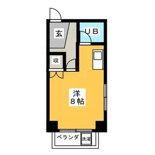 コーポ加藤【4階】の間取り