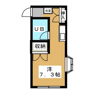 エステートピア西調布【1階】の間取り