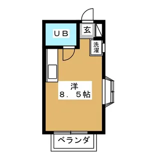大須賀コーポラス【2階】の間取り