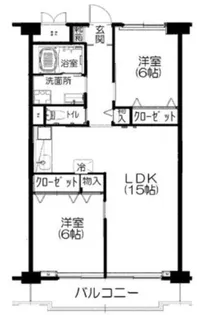 コーポ鷺宮5【2階】の間取り
