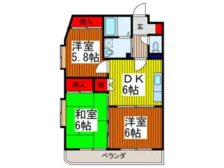 ヴェルム本郷【2階】の間取り