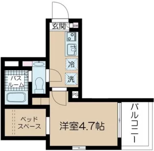 フェリーチェ平和島【2階】の間取り