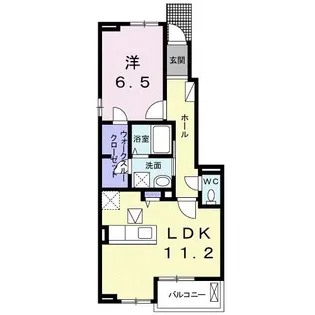 ファミール際波I【1階】の間取り