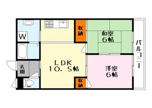 シビマンション【3階】の間取り