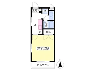 イーストセンダイ【1階】の間取り