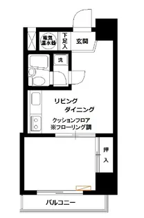 ライオンズマンション西新宿【8階】の間取り