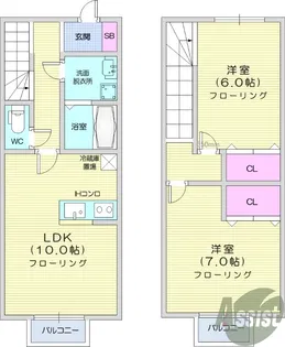 プレステージ2【1階】の間取り