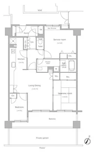 シーアイマンション池上【1階】の間取り