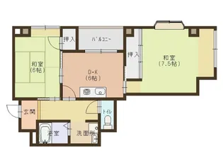 マンション・アイオイ(門真)【3階】の間取り