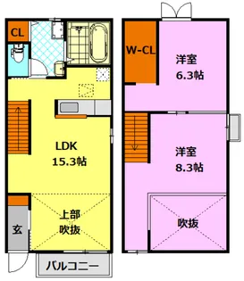 ALBIREO I【2階】の間取り