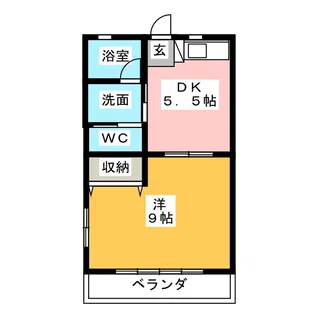 コンツェルハウスIID棟【1階】の間取り