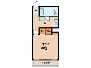 栄マンション【2階】の間取り