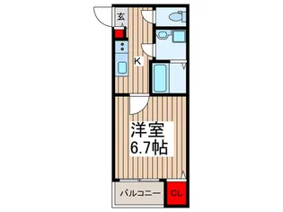 シュプレーム志木【2階】の間取り