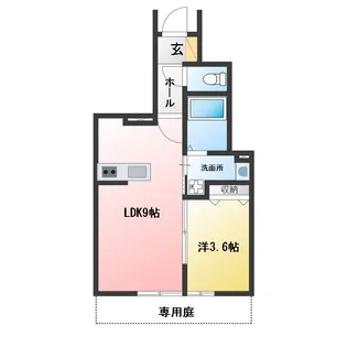 AVANTIA Sage 中島新町【1階】の間取り