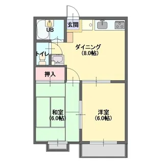 メゾン・ド・スイム【2階】の間取り