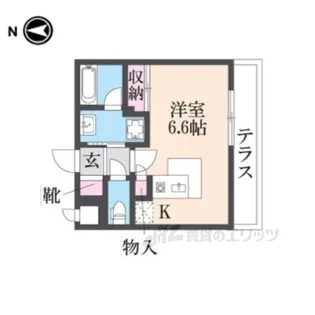 ノーブル参番館【1階】の間取り