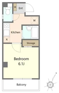 ボン・リフレ【4階】の間取り