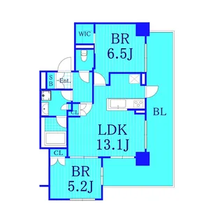ルフォン横浜白楽【2階】の間取り