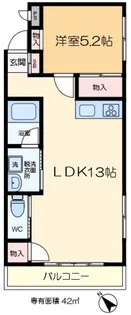 フラッツ金町【2階】の間取り