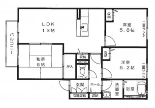アガペハイム【2階】の間取り