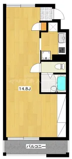 TRINITE Bleu【3階】の間取り