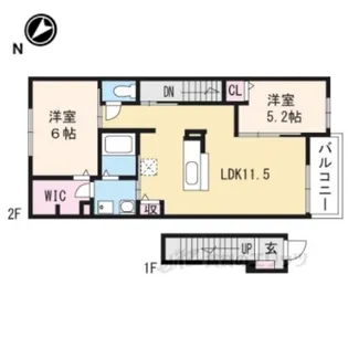 パラシオ2【2階】の間取り