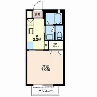 Apfel Haus【2階】の間取り