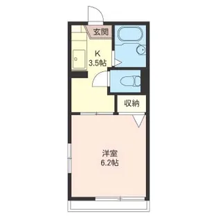 シャーメゾン エントピア大和田A【1階】の間取り