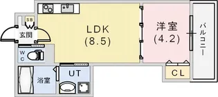 (仮称)LIX 神戸松原通【2階】の間取り